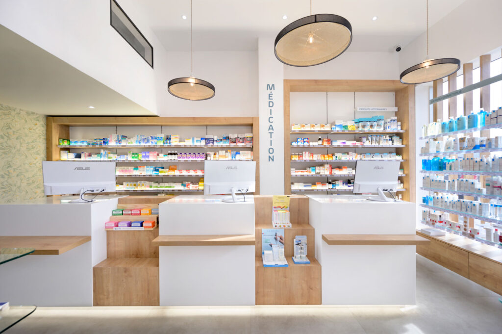 Comptoirs de pharmacie