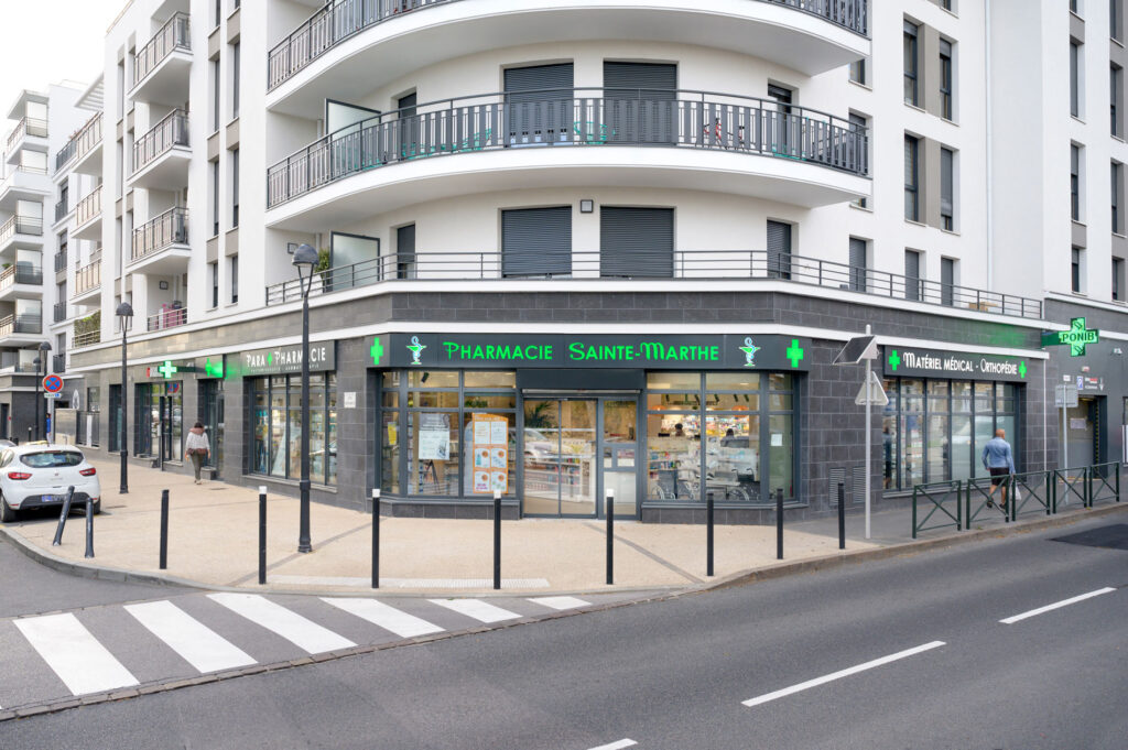 Façade de pharmacie