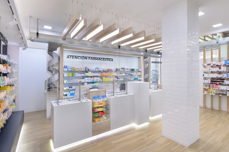 Mostradores farmacia Crespo