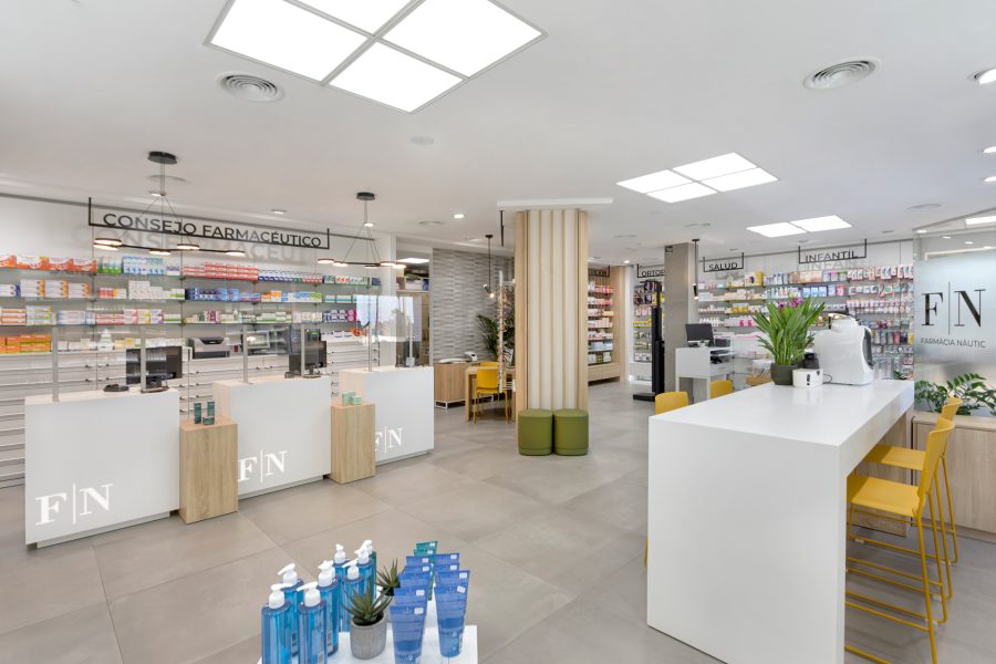 Zonas de la farmacia nautic